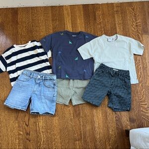 Zara Kids Matching Set - Navy, White, Light Blue